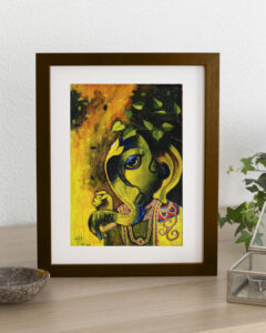 Divinity On Canvas – Lord Ganesha Painting