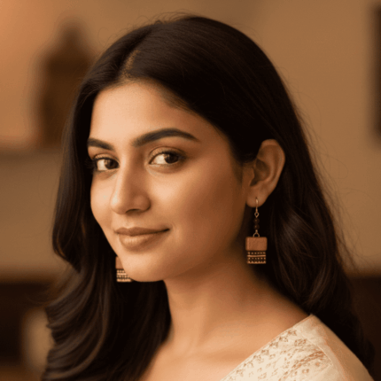 Geometric Polymer Clay Earrings